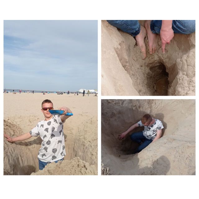 chłopak, który dokopał się do morza